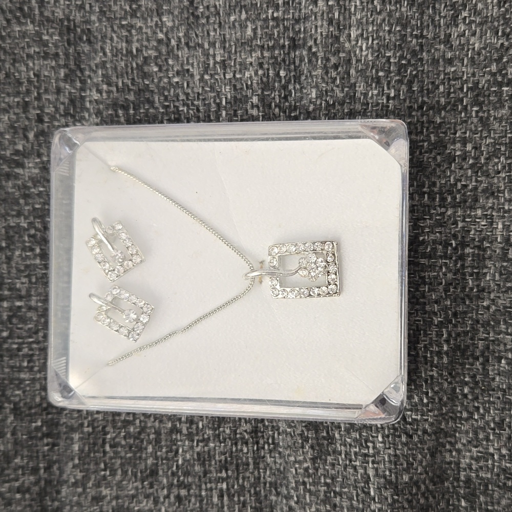 Necklace and matching earrings